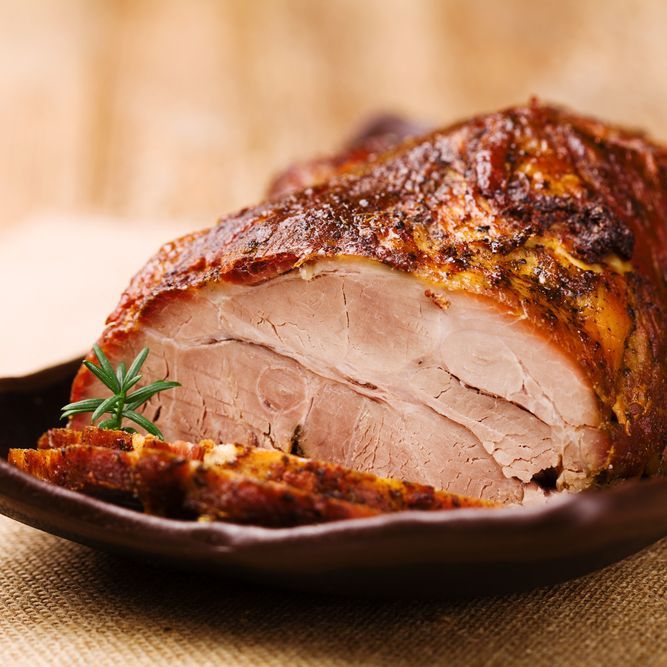 pork - Cured Ham Roast, end cut