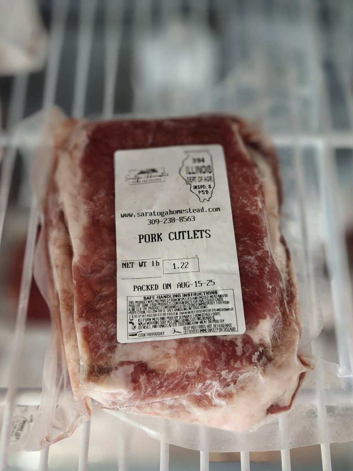 Saratoga Pork Cutlets, 1 lb.
