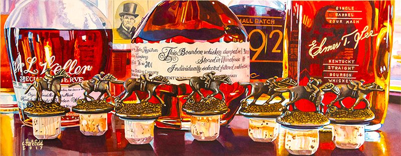 Bourbon and Equestrian Giclees