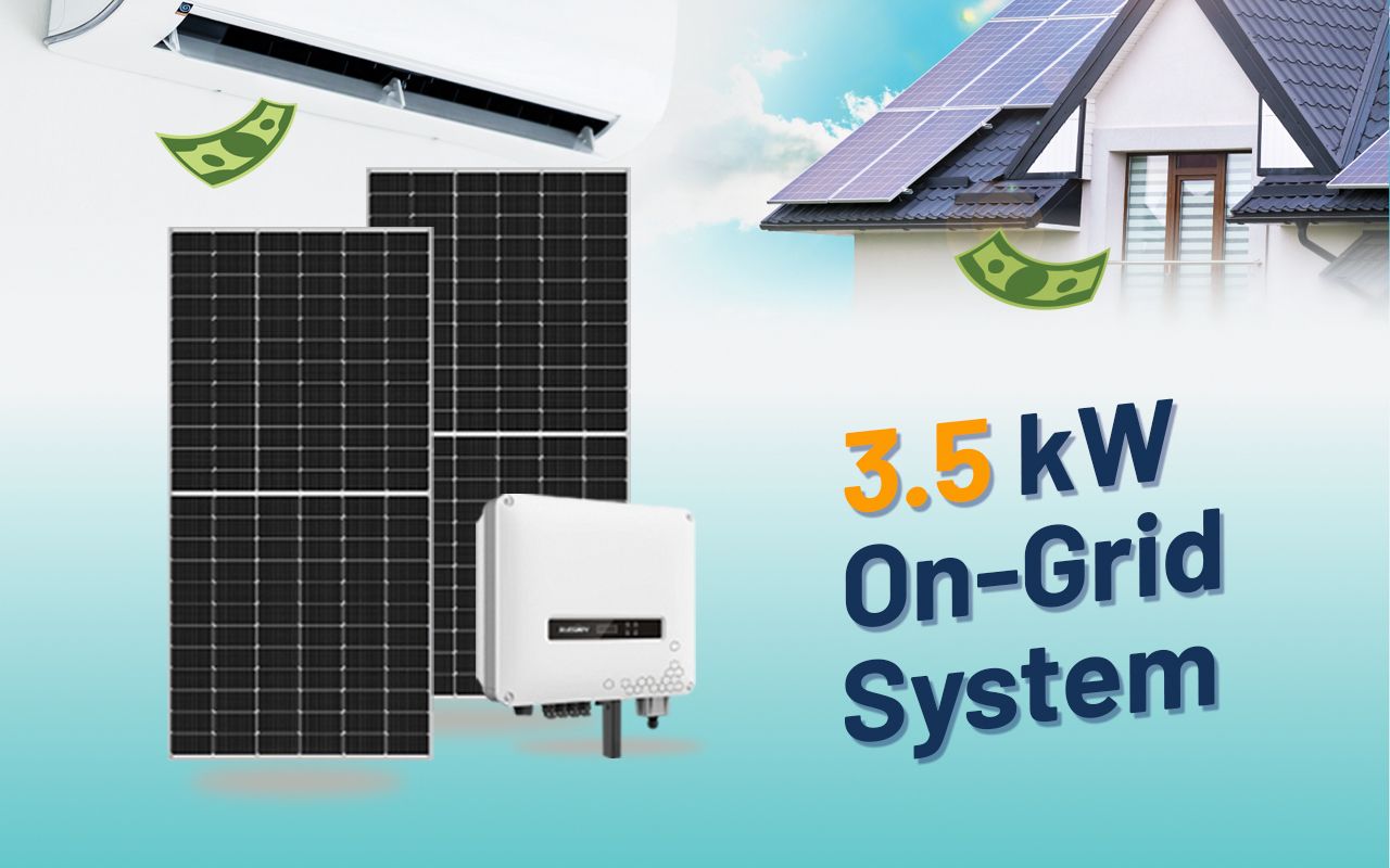 3.5 kW PowerSaver On-Grid System