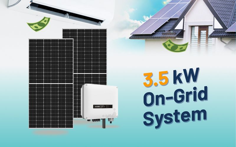 3.5 kW PowerSaver On-Grid System
