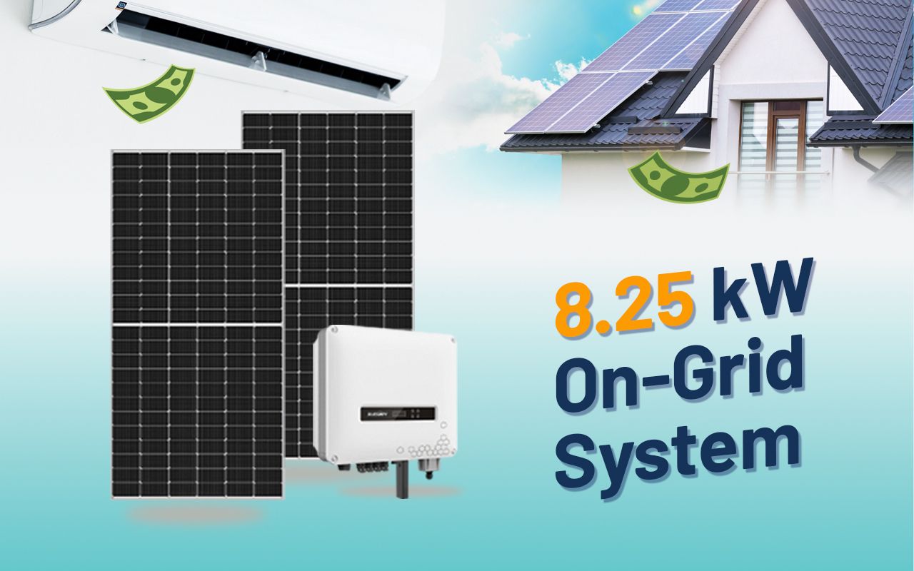 8.25 kW PowerSaver On-Grid System