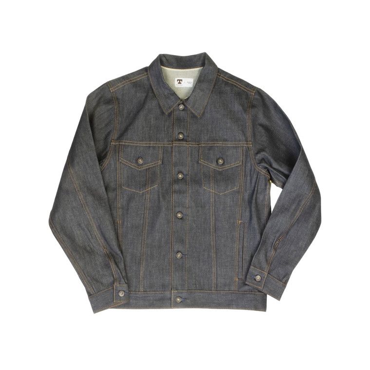 Tellason Jeans Jacket 12.5 oz Kaihara Selvedge Denim Raw Indigo