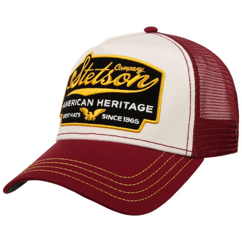 American Heritage Trucker Cap Bordeaux