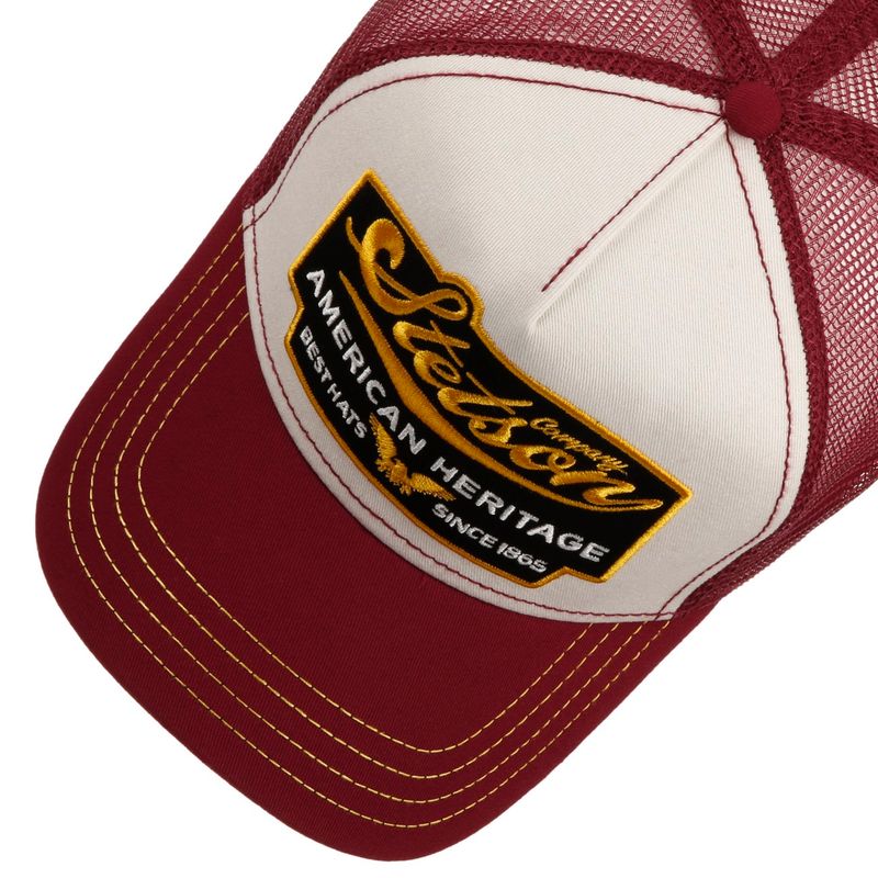 American Heritage Trucker Cap Bordeaux