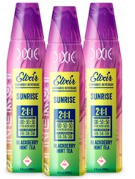 Dixie | Sunrise Synergy 2:1:1 | 100mg