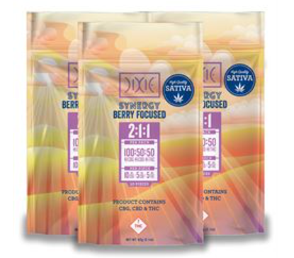 Dixie | Berry Focus | 2:1:1 50mg
