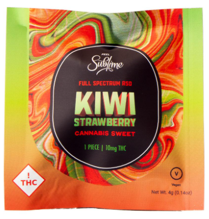 Sublime | Kiwi Strawberry | 10mg Hard Candy