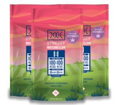 Dixie | Watermellow | 100mg THC:100mg CBD