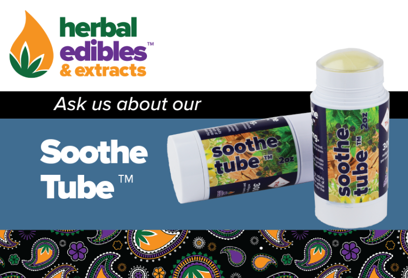 Herbal Edibles | Soothe Tube | 300mg