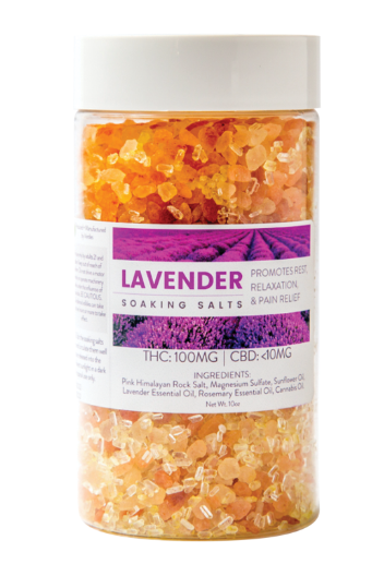 Verde Cannabis | Soaking Salts | Lavender | 100mg