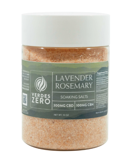 Verde Cannabis | Soaking Salts | Lavender | 300mg CBD 100mg CBN