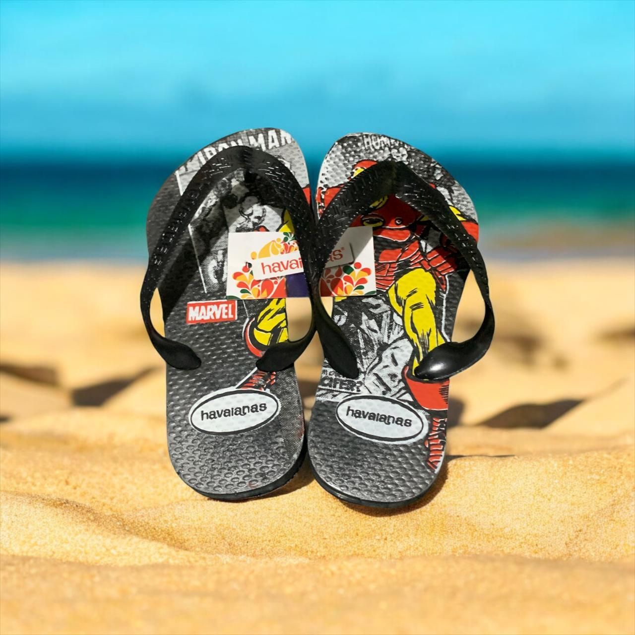 Chinelo Infantil Marvel Black Masculino Chinelo Infantil Marvel Black Masculino