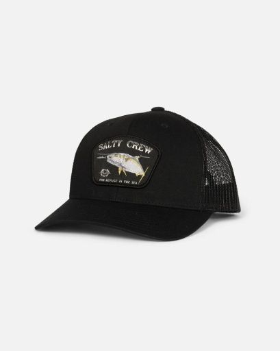 Salty Crew Surface Retro Trucker Hat, Color: Black