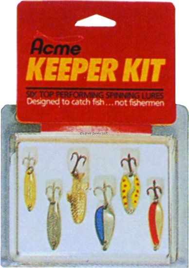 Acme Kastmaster Lure Kit 6 Assorted Pieces 1/12oz. and 1/8oz.