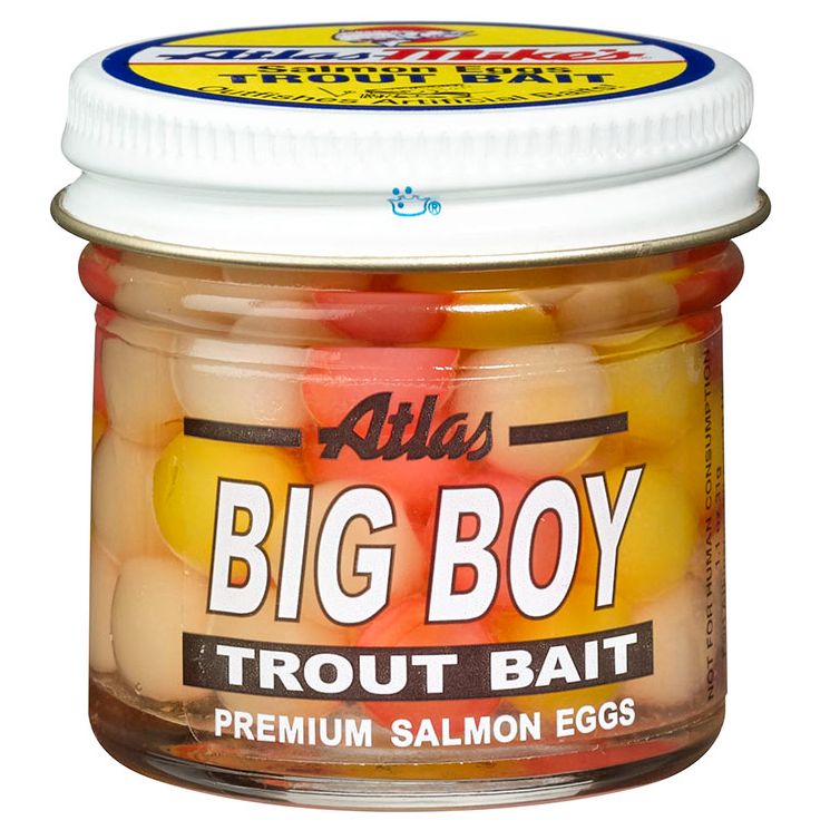 Atlas-Mike's Big Boy Salmon Eggs Atlas-Mike's Big Boy Salmon Eggs, Color: Assorted