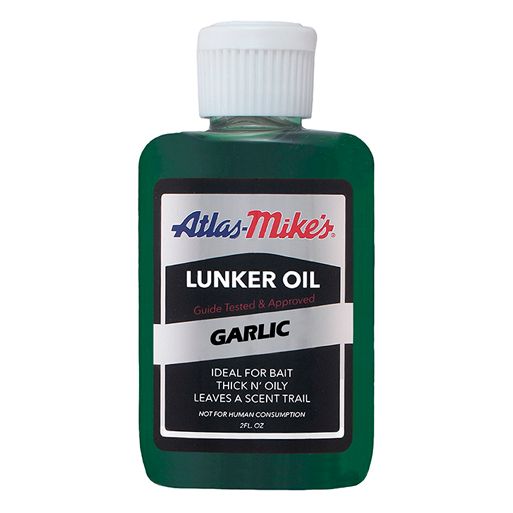 Atlas-Mike's Lunker Oil, Scent: Garlic, Size: 2 oz.