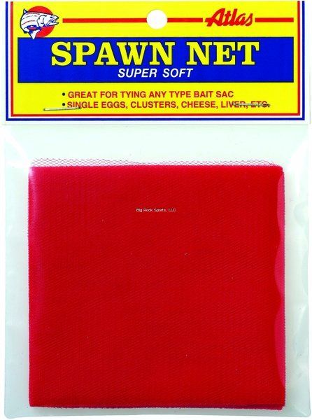 Atlas-Mike's Spawn Net 4" x 4" Squares Red 50 Sqs/Pkg