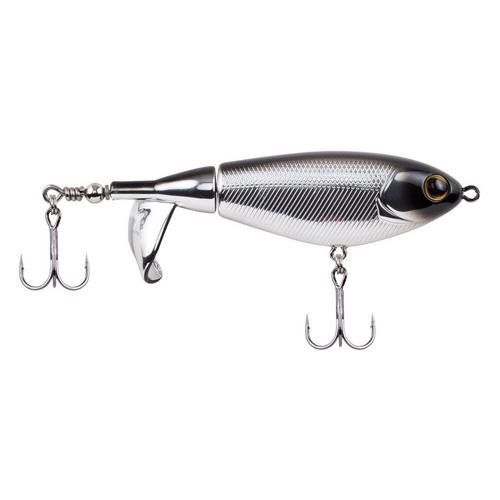 Berkley Choppo Topwater Baits, Color: Black Chrome, Size: 105