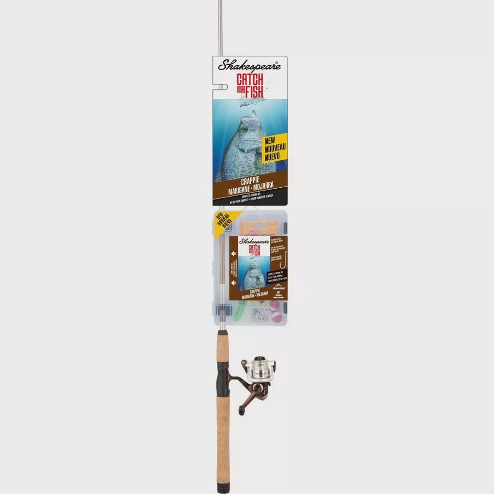 Shakespeare Catch More Fish Crappie Spinning Combo