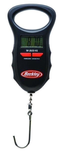 Berkley Digital Scale 50Lb Auto Save Water Resistant 10 Wgt Memory