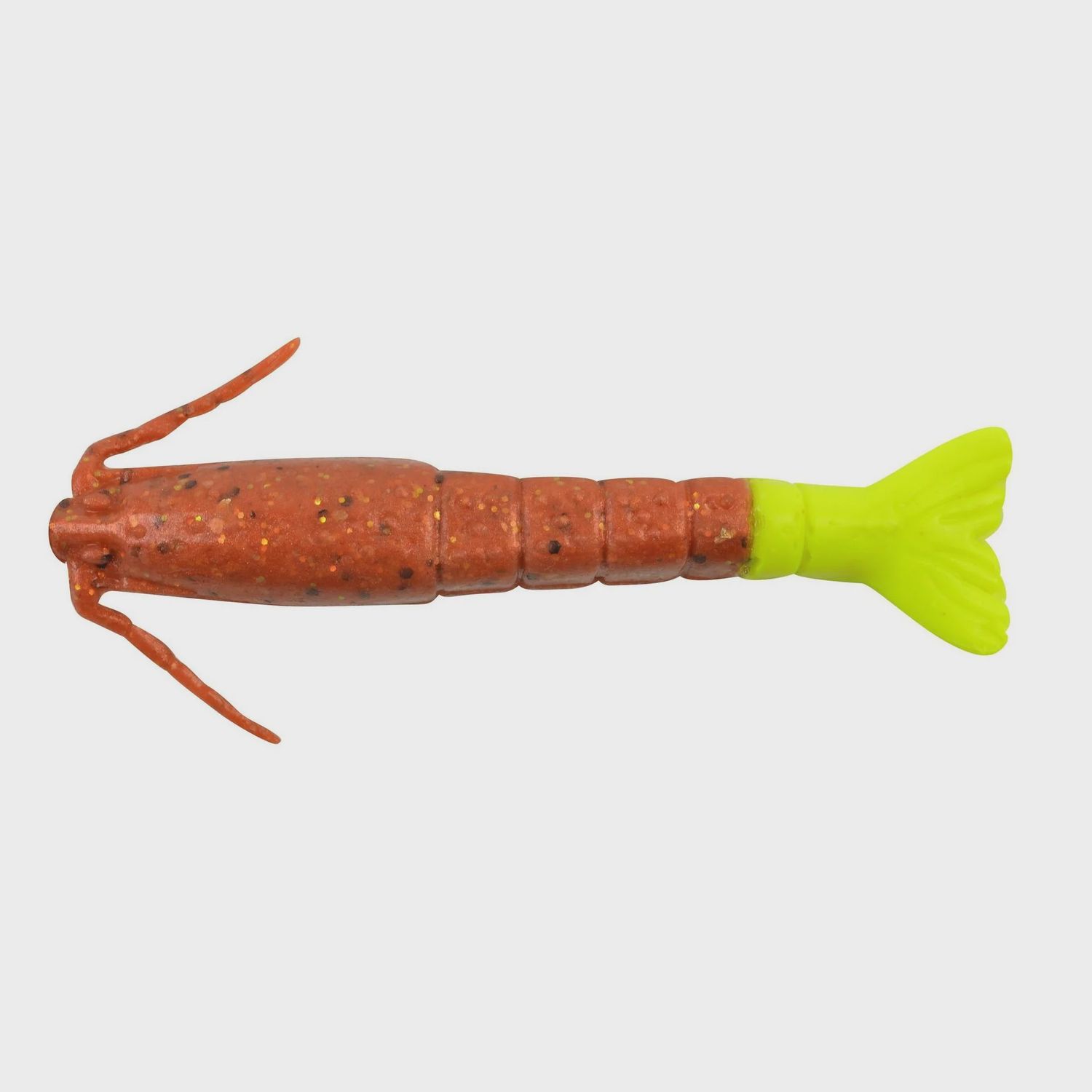 Berkley Gulp Saltwater Shrimp, Color: New Penny Chartreuse, Size: 3 in