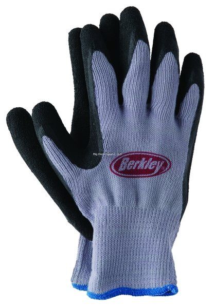 Berkley Non-Slip Coated Fisherman's Glove Blue &amp; Grey