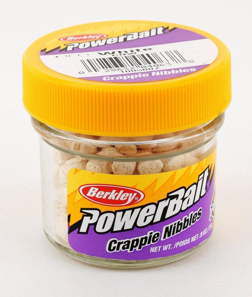 Berkley Powerbait Crappie Nibbles Berkley Powerbait Crappie Nibbles, Color: White