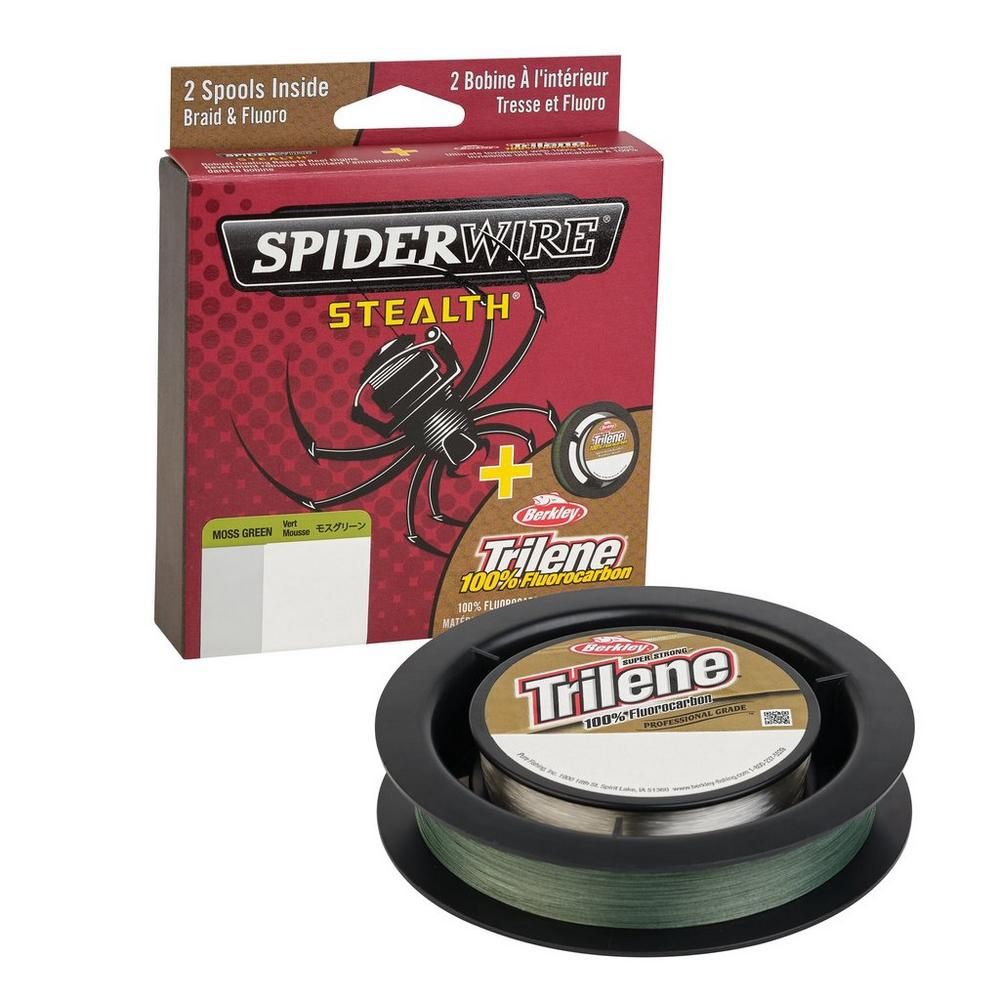 Berkley SpiderWire Stealth Trilene 100% Fluorocarbon Dual