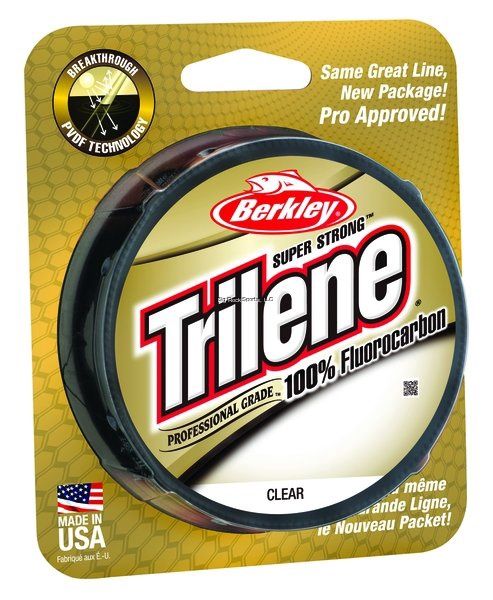 Berkley Trilene Clear 100% Fluorocarbon 200yd Spools