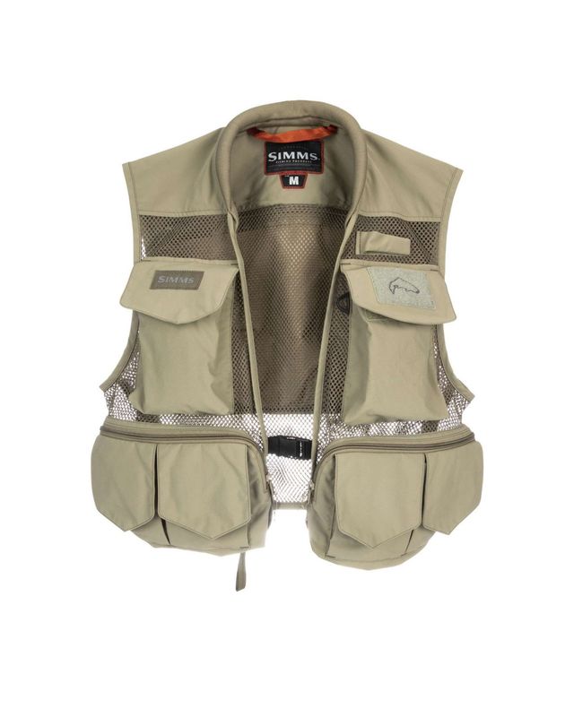 Simms Tributary Fishing Vest Tan