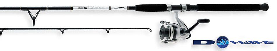 Daiwa D-Wave Saltwater Combos w/ Fiberglass Rod Daiwa D-Wave Saltwater Combos w/ Fiberglass Rod