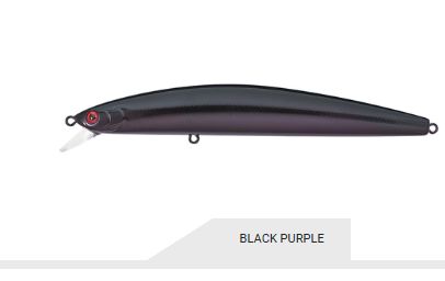 Daiwa Floating Salt Pro Minnows, Color: Black Purple