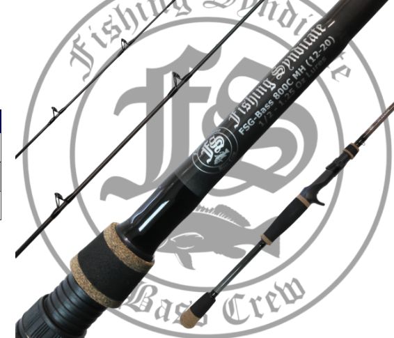 Fishing Syndicate Bay &amp; Lakes Graphite Series Casting Rods