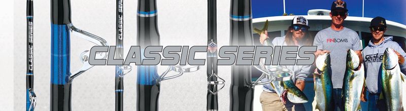 Seeker Rods Classic Black Fast Taper All Roller Stand Up Rods