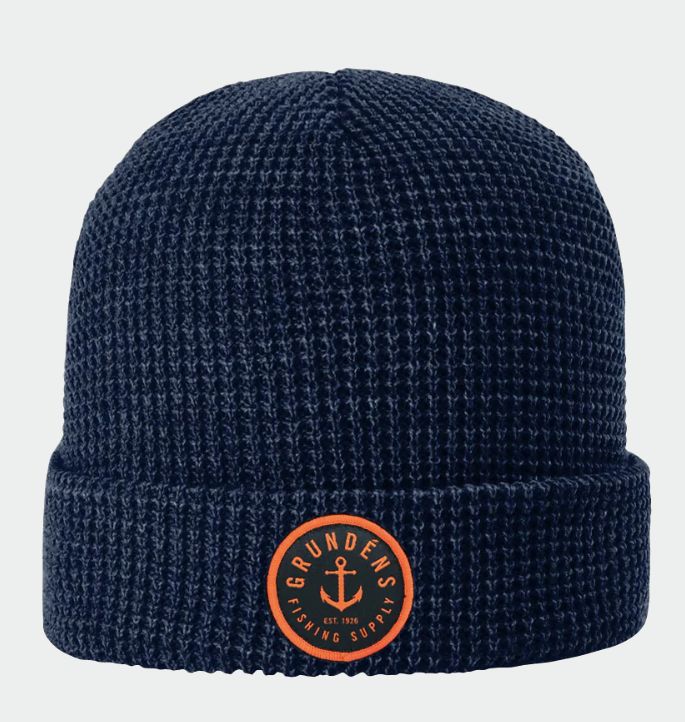 Grundens Anchor Waffle Beanie