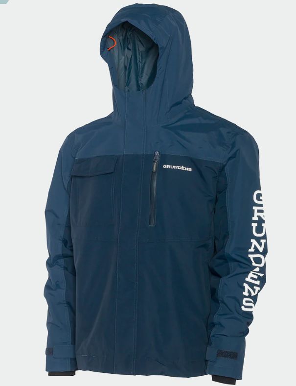 Grundens Transmit Jacket, Color: Stormy Blue, Size: Medium