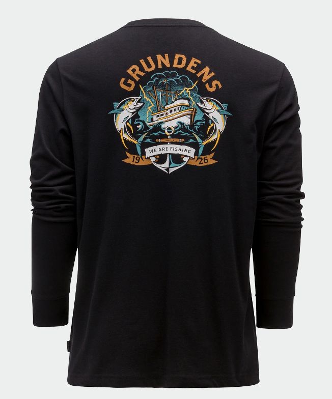 Grundens Tuna Tattoo Long Sleeve Tee