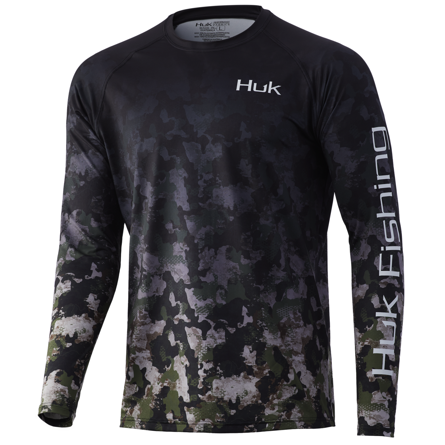 Huk Fishing Refraction Fish Fade Pursuit Long Sleeve