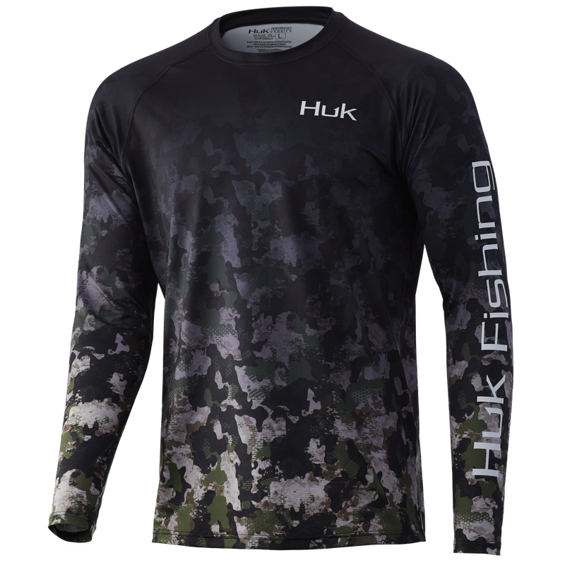 Huk Fishing Refraction Fish Fade Pursuit Long Sleeve