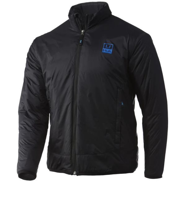 Huk Waypoint Insulated Jacket, Color: Black, Size: Medium