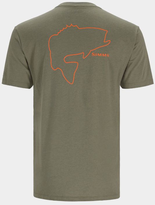 Simms Bass Outline T-Shirt