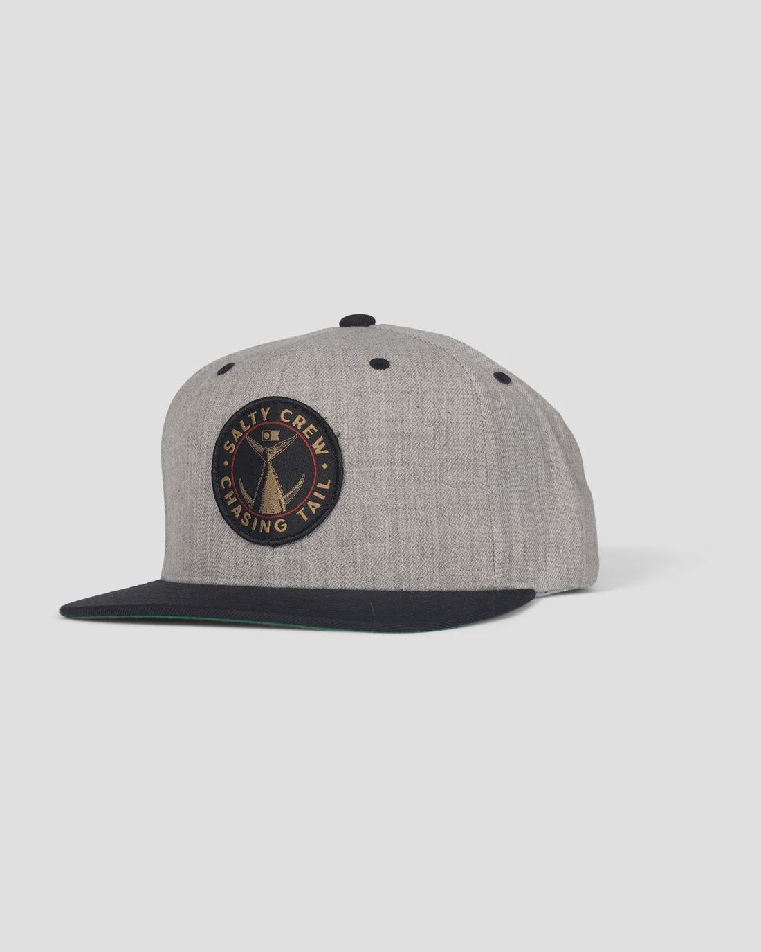Salty Crew Tailgate 6 Panel Hats, Color: Oatmeal/Black
