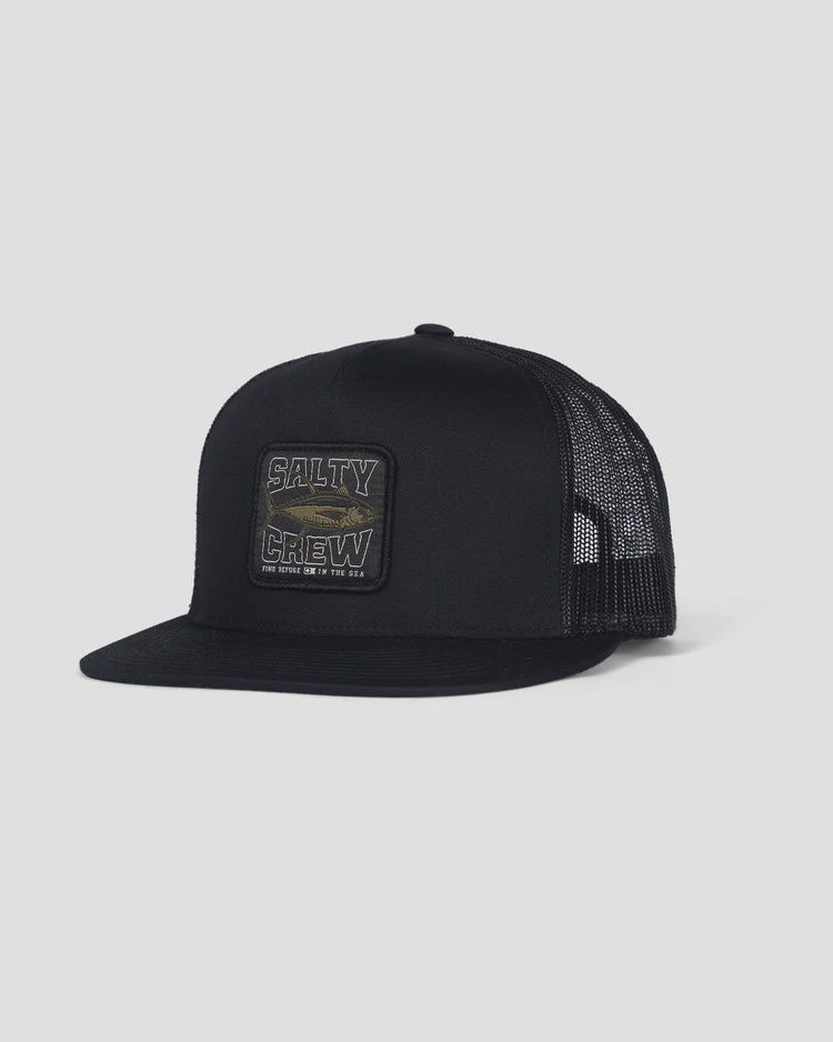 Salty Crew Big Game Trucker Hat, Color: Black