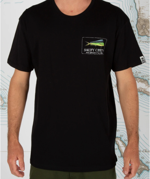 Salty Crew El Dorado Premium T-Shirt, Color: Black, Size: Small