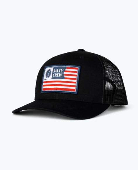 Salty Crew Freedom Flag Retro Trucker Hat