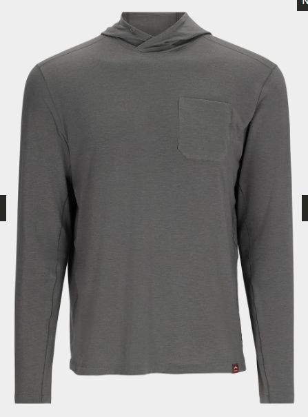 Simms M's Glades Hoody, Color: Steel Heather, Size: Medium