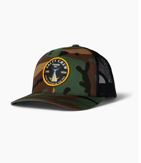 Salty Crew Bottom Dweller Retro Trucker Hats Salty Crew Bottom Dweller Retro Trucker Hats