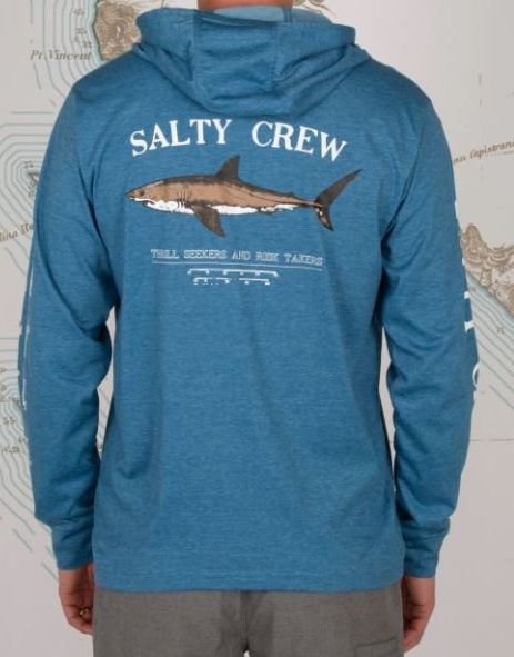 Salty Crew Bruce Hooded Long Sleeve