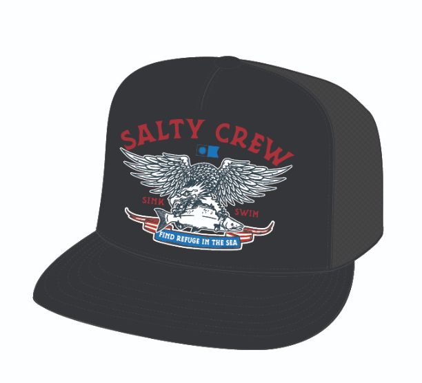Salty Crew Fly Over Trucker Hats